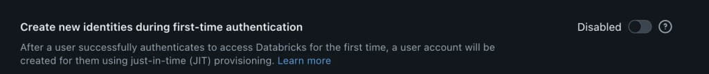 Disable JIT settings